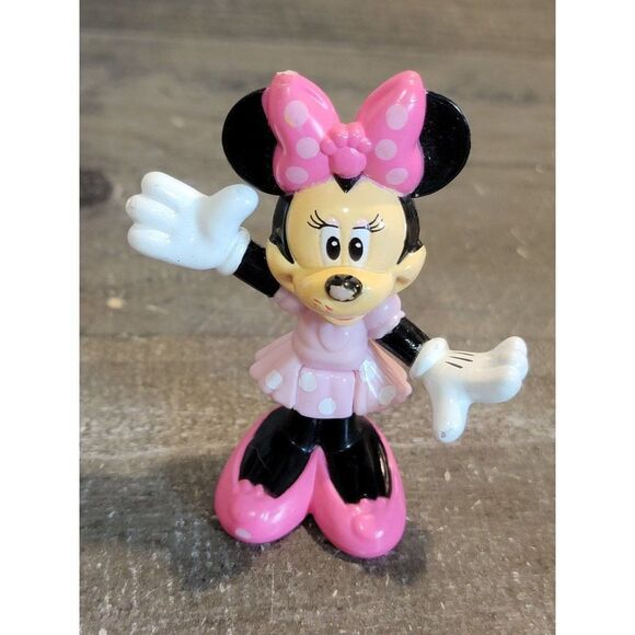 Pink Minnie Mouse dress Disney Mattel 2011 toy figure - Picture 1 of 4